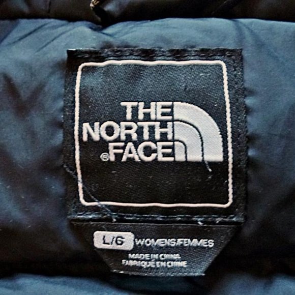 The North Face Women's Hyvent Goose Down Hooded Parka Coat Jacket in Black - Picture 12 of 16